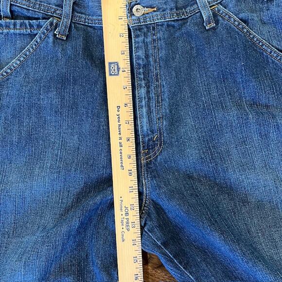 VTG Y2K Levis Silvertab Carpenter Denim Jeans Mens 36x32 Baggy Skater Grunge - Picture 6 of 9